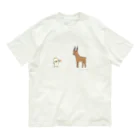 猫森ちせの鹿との遭遇…！！ オーガニックコットンTシャツ