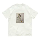 anna pieの膝を抱え。 オーガニックコットンTシャツ