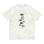 Astrio SUZURI店のお魚いろいろ 縦1 オーガニックコットンTシャツ