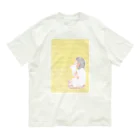 リトマスブルーム の読書少女（音楽） オーガニックコットンTシャツ