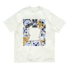 真希ナルセ（マキナル）ののぞく柴犬たち Organic Cotton T-Shirt