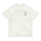 かわいい尻子玉のモンガガ オーガニックコットンTシャツ