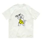 モリチエコのにゃんザピテクス　単体　原始猫 Organic Cotton T-Shirt