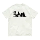 SANKAKU DESIGN STOREのI LOVE BIG DOG！ groovy/B オーガニックコットンTシャツ