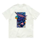 みなとまち層の文字なしver.マリアナ海溝の深海生物 Organic Cotton T-Shirt