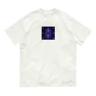 A★STARのenergy wood（パープル） Organic Cotton T-Shirt