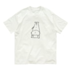 ピースボート地雷廃絶キャンペーンP-MACのなるねこさん逆立b 4色展開！ Organic Cotton T-Shirt
