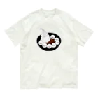 Draw freelyのクリーム白玉ぜんざい Organic Cotton T-Shirt