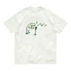 Poooompadoooourの宇田山茶舗(うたやまちゃほ)  唄うカジカガエル オーガニックコットンTシャツ