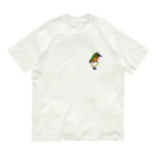 PAPASAN-BIRDSのカワセミちゃん Organic Cotton T-Shirt