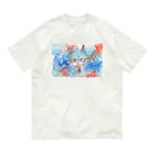 made blueのMay wolf with glasses Organic Cotton T-Shirt