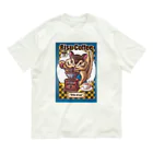 “little shop”福士悦子のリス・コーヒー オーガニックコットンTシャツ