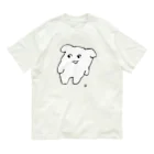 にくまん子のよよ(しろ) オーガニックコットンTシャツ