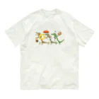 tomocco shopのワニのバカンス オーガニックコットンTシャツ