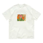 maison de jardinのチューリップ オーガニックコットンTシャツ