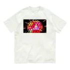 HK mr,s405 shopのFlower of Happiness オーガニックコットンTシャツ