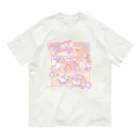 ねこぽた。の【ﾌﾛﾝﾄﾌﾟﾘﾝﾄ】おしゃれしちゃお！ オーガニックコットンTシャツ