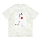 うちの猫の力こそパワー！ねこ Organic Cotton T-Shirt