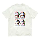 タマロー＠金蹴り・金玉責めのKicked　サイケ　Square Organic Cotton T-Shirt