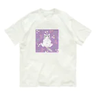 Mof mof daysのMof mof days　おっさんにゃんこ(灰色） オーガニックコットンTシャツ