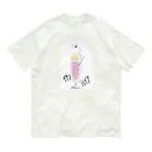 Mouse Houseのイチゴシェイク オーガニックコットンTシャツ