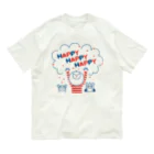 8anna storeのHAPPY HAPPY HAPPY！上を向いて笑おう！ Organic Cotton T-Shirt