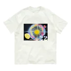 小さな宇宙工房おっちーの【NO.22 twilight 〜original spray  art〜】 オーガニックコットンTシャツ