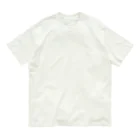 イラスト MONYAAT のバックプリント クロネコのバリバリバリー オーガニックコットンTシャツ