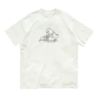 イラスト MONYAAT のネギを値切っている鴨カモかもカモ M Organic Cotton T-Shirt