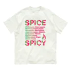 LONESOME TYPE ススのSPICE SPICY（Chili） オーガニックコットンTシャツ