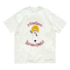 rinoの臨床検査技師・女の子・赤 Organic Cotton T-Shirt