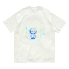 𝐻𝑎𝑛𝑎𝑚𝑜𝑚𝑜のとある雨の日に。 オーガニックコットンTシャツ