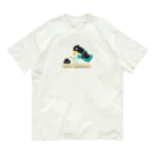 イラスト MONYAAT のねぎってる鴨カモ BM 白フチなし  Organic Cotton T-Shirt