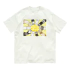 M&Bworksたかむらすずなのフェレット宣言！ 横デザイン(イエロー) Organic Cotton T-Shirt