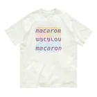 macaronマカロン🍯のmacaronロゴシリーズ Organic Cotton T-Shirt