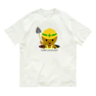 chicodeza by suzuriの工事中のモグラちゃん オーガニックコットンTシャツ