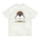 イラスト MONYAAT のスズメがちゅんA  Organic Cotton T-Shirt