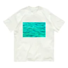 あおすみのエメラルドグリーンの魚群 Organic Cotton T-Shirt
