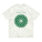 NICE ONEのLogarithmic spiral オーガニックコットンTシャツ