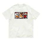 commonsenceのいのしかちょう オーガニックコットンTシャツ