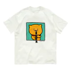 柴犬ラクのTシャツ_窓ラク（クラリネット） Organic Cotton T-Shirt