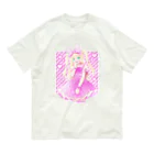 かわいいもののおみせ　いそぎんちゃくの💕🐰 オーガニックコットンTシャツ