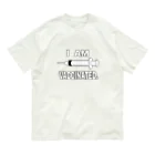 illust_designs_labのワクチン接種済みのイラスト COVID-19 vaccine mRNA 英語文字付き Organic Cotton T-Shirt