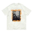 AROUND ZEROのAround0 PHOTO GRAPHIC ORANGE オーガニックコットンTシャツ