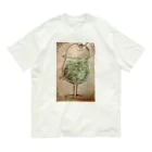 のびネコとおさかなのお店のねこねこわくわくクリームソーダ Organic Cotton T-Shirt
