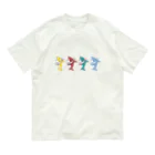 しっぽ王国のはらぺこサメ オーガニックコットンTシャツ