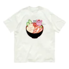 Draw freelyの居候　海鮮丼ver Organic Cotton T-Shirt