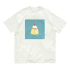 takemARTのはじけるプリン Organic Cotton T-Shirt