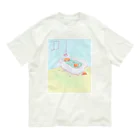 猫毛布ストアのバスルームの蟹 Organic Cotton T-Shirt