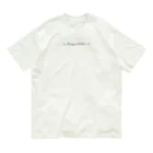 はーちゃんのTwitterロゴ　hazzukki黒 オーガニックコットンTシャツ